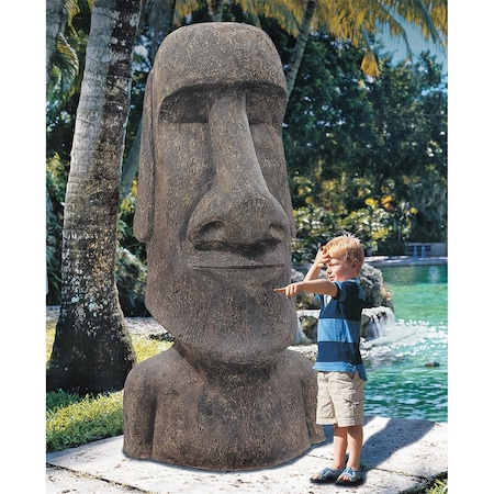 Design Toscano Easter Island Ahu Akivi Moai Monolith Statue: Giant NE90076
